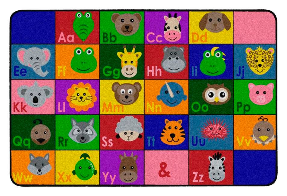 Childcraft ABC Furnishings Alphabet Pals Carpet, Rectangle 4002107